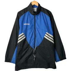 古着 80年代 アディダス adidas バックロゴ ナイロンジャケット メンズM相当 ヴィンテージ/eaa584094