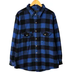 古着 フィールドアンドストリーム FIELD&STREAM バッファローチェック 長袖 フランネルチェックシャツ メンズXL相当/eaa583438