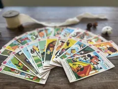 ☆1点もの ディズニー 稀少☆ Savon Cadum 石けん ディズニー カード 24枚 まとめ売り ノベルティフランス アンティーク 欧州 ビンテージ  稀少