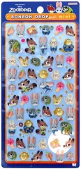 ズートピア ミニ S8815046 サンスター文具 ディズニー グッズ ボンボンドロップシール ミニ 新潟倉庫