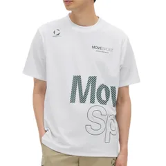 デサント(DESCENTE) MoveSport(ムーブスポーツ) ドライメッシュ ビックロゴ 半袖シャツ ホワイト(WH00) ST5FHT00M