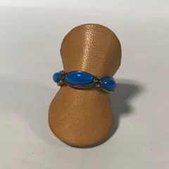 リング　指輪　アクセサリー　シルバー　925 インディアンジュエリー　ターコイズ　ブルー　8号　9号