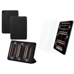 【数量限定】11インチiPad pro pro Pro(M4) ipad 2024 ipad エレコム フィルム エレコム + 【2枚入り】 TBWA24PMWVPF2BK オートスリープ/オートウェイクアップ ケント紙タイプ 軽量 ガイド枠付き 超薄型 マグ