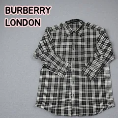 BURBERRY LONDON ノバチェック柄 長袖 シャツ メンズ バーバリー 三陽商会 Yシャツ 胸ポケット付き