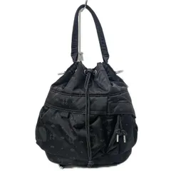 PORTER/吉田(ポーター) ハンドバッグ - 黒 巾着型