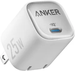 Anker Charger (25W) USB-C 急速充電器 【USB PD 対応/PSE技術基準適合/PPS規格対応】各種機器対応 (ホワイト)