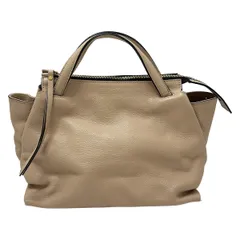 GIANNICHIARINI(ジャンニキャリーニ/ジャンニキアリーニ) ハンドバッグ - ピンクベージュ レザー