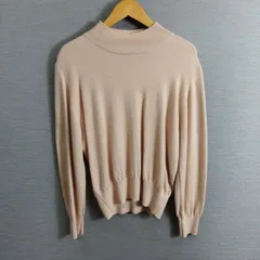 WORLD ワールド 100% PURE Cashmere カシミヤ カシミア ニット セーター レディース サイズ 40 ピンク系 A406のサムネイル
