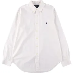 古着 ラルフローレン Ralph Lauren CLASSIC FIT 長袖 ボタンダウンシャツ メンズL相当/eaa563421