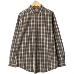 古着 80~90年代 エルエルビーン L.L.Bean 長袖 ボタンダウンチェックシャツ メンズM相当 ヴィンテージ/eaa571372