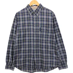 古着 コロンビア Columbia 長袖 コットンチェックシャツ メンズL相当/eaa571237