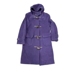 【送料無料】オールドイングランド OLD ENGLAND ダッフルコート パープル ウール ナイロン レディース