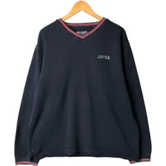 古着 ラルフローレン Ralph Lauren CHAPS チャップス Vネック ロングTシャツ ロンT メンズXL相当/eaa529800