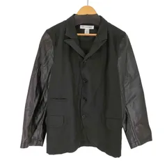 コムデギャルソンシャツ COMME des GARCONS SHIRT 袖フェイクレザー 切替テーラードジャケット メンズ  Sのサムネイル