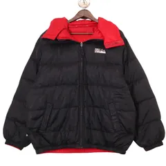 00年代 FIRST DOWN ファーストダウン リバーシブルダウンジャケット アウトドア ブラック (メンズ XL) 中古 古着 A0428