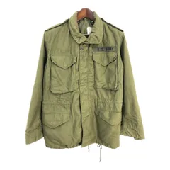 70年代 米軍実物 U.S.ARMY M-65 フィールドジャケット 2nd ヴィンテージ ミリタリー オリーブ (メンズ SMALL REGULAR) 中古 古着 S4900