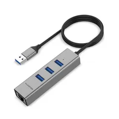 【人気商品】Surface USB拡張 Pro ethernet 4 有線LAN付きアダプター / 3ポート高速USB3.0 5 / ギガビット対応 6 0.5m / USBハブ 7 10/100/1000Mbps Windows/MacOS対応 LENTIO