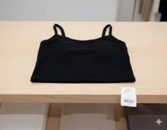 ✅新品タグ付き　レディース　トップス　キャミソール　タンクトップ　ブラック　F