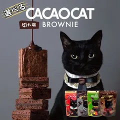 CACAOCAT 切れ端BROWNIE 各60g入 送料無料 DADACA ダーク ミルク 抹茶 チェリー ブラウニー 切れ端 カカオキャット ご当地 お土産 ギフト プレゼント 贈り物