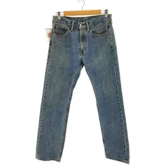 リーバイス Levis 505 REGULAR FIT STRAIGHT LEG ジップフライデニム メンズ  W31L32