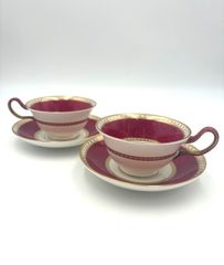 ウェッジウッド クラウン ルビー リー カップ&ソーサー WEDGWOOD
