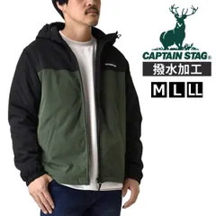 CAPTAIN STAG マンパー 《54カーキ》新品 未使用 キャプテンスタッグ メンズマウンテンパーカー 中わた 軽量 防寒 撥水加工 アウトドア【C9Q】ファッション メンズ M L LL 冬