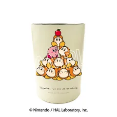 【新品】星のカービィ カービィ play with ワドルディ 3Dプリント2WAYタンブラー B ちからをあわせて【正規品】のサムネイル