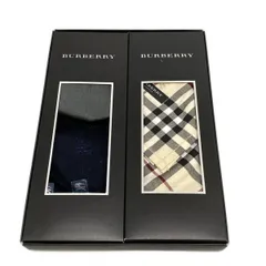 BURBERRY/Burberry(バーバリー) 小物新品同様  - ダークネイビー×グレー×マルチ コットン