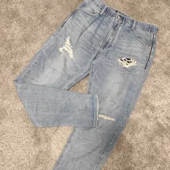 AZUL BY MOUSSY アズール バイ マウジー  【サイズ】  M　スウェットデニム　デニムパンツ　テーパード　ジョガーパンツ　レディース　中古　古着