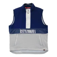 サイズ：6 NEW BALANCE GOLF ニューバランス  裏フリース ハーフジップベスト  ネイビー系 [240101600963] ゴルフウェア メンズ ストスト