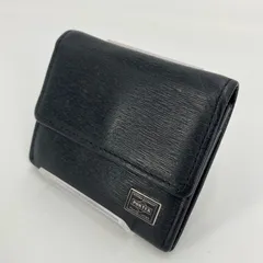 【イオン広店】 中古 PORTER CURRENT | ポーターカレント コインケース COIN CASE 052-02205 ブラック 【124】