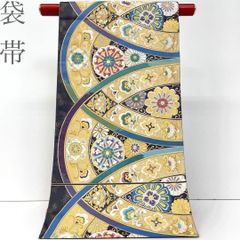 西陣織【岡文】振袖礼装向け袋帯 ・撮影用1回着用(ほぼ未使用品)定価26