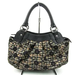 ダックス ハンドバッグ レース 花柄 チェック柄 鞄 カバン ブランド レディース ブラック ベージュ DAKS 【中古】