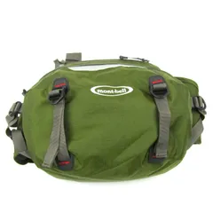 モンベル トレール ランバーパック ウエストバッグ ポーチ アウトドア ブランド 鞄 メンズ グリーン mont-bell 【中古】