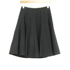 ストロベリーフィールズ スカート ボトムス フレア 日本製 レディース 2サイズ ブラック STRAWBERRYFIELDS 【中古】