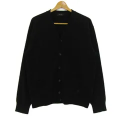 ダックス カーディガン トップス 長袖 Vネック 日本製 メンズ Lサイズ ブラック DAKS 【中古】のサムネイル