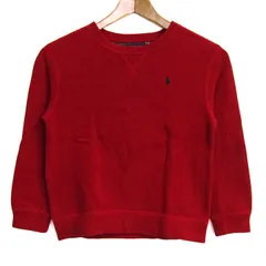 ポロ・ラルフローレン スウェット ロゴ トレーナー トップス キッズ 女の子用 7サイズ レッド POLO RALPH LAUREN 【中古】