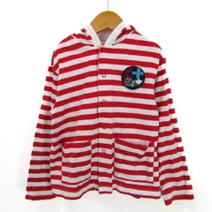 カステルバジャック カットソー ボーダー シャツ トップス キッズ 男の子用 120サイズ レッド/ホワイト JC de CASTELBAJAC 【中古】のサムネイル
