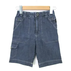 ファミリア デニムパンツ ハーフパンツ ボトムス キッズ 男の子用 120サイズ ネイビー Familiar 【中古】