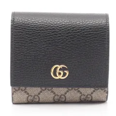 GUCCI グッチ GGマーモント GGスプリーム 二つ折り財布