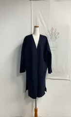 BLACK LABEL Vネック ロング カーディガン オープン コート