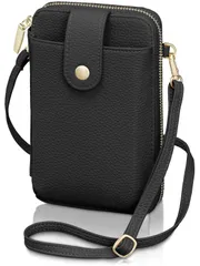 [アンコール] スマホ ショルダー 【 軽量 140ｇ】 スマホポーチ ショルダーバッグ スマホポシェット 軽量 レザー調 レディース ポーチ お財布ショルダー 携帯 斜め掛け 縦型 横型 財布機能付き