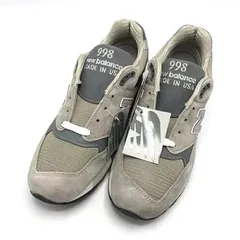 【中古】New Balance Made in USA 998 Core スニーカー 27.5cm U998GR グレー ニューバランス[79]