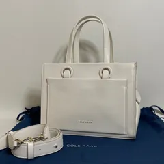 2601-26｜美品｜コールハーン 2WAYハンドバッグ レザー ホワイト