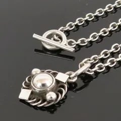 GEORG JENSEN ジョージ・ジェンセン ペンダントネックレス チェーンネックレス ＃38 シルバー925 銀 デンマーク製 rk9760のサムネイル