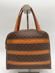 CELINE　セリーヌ　ハンドバッグ　マカダム　PVC×レザー　3430