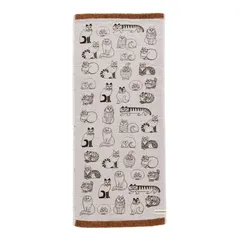 【数量限定】6805014300 綿 長い 浴用タオル タオル フェースタオル フェイスタオル フェイスタオル ブランド 女性 おしゃれ 北欧 リサラーソン スケッチねこたち 丸眞