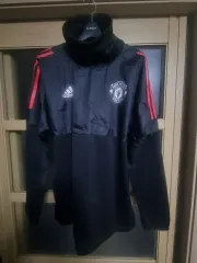 アディダス マンチェスター ユナイテッド ブラック Tシャツ 100