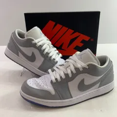 04w5837▽※【中古】Nike Women's Air Jordan 1 Low Wolf Grey DC0774-105 ナイキ ウィメンズ エアジョーダン1 ロー ウルフグレー 29cm【八王子店】