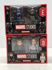 未開封★MARVEL STUDIOS Happyくじ BE@RBRICK ペアボックス賞 BE@RBRICK 100% 2体セット D、E セット【P3423-008】090